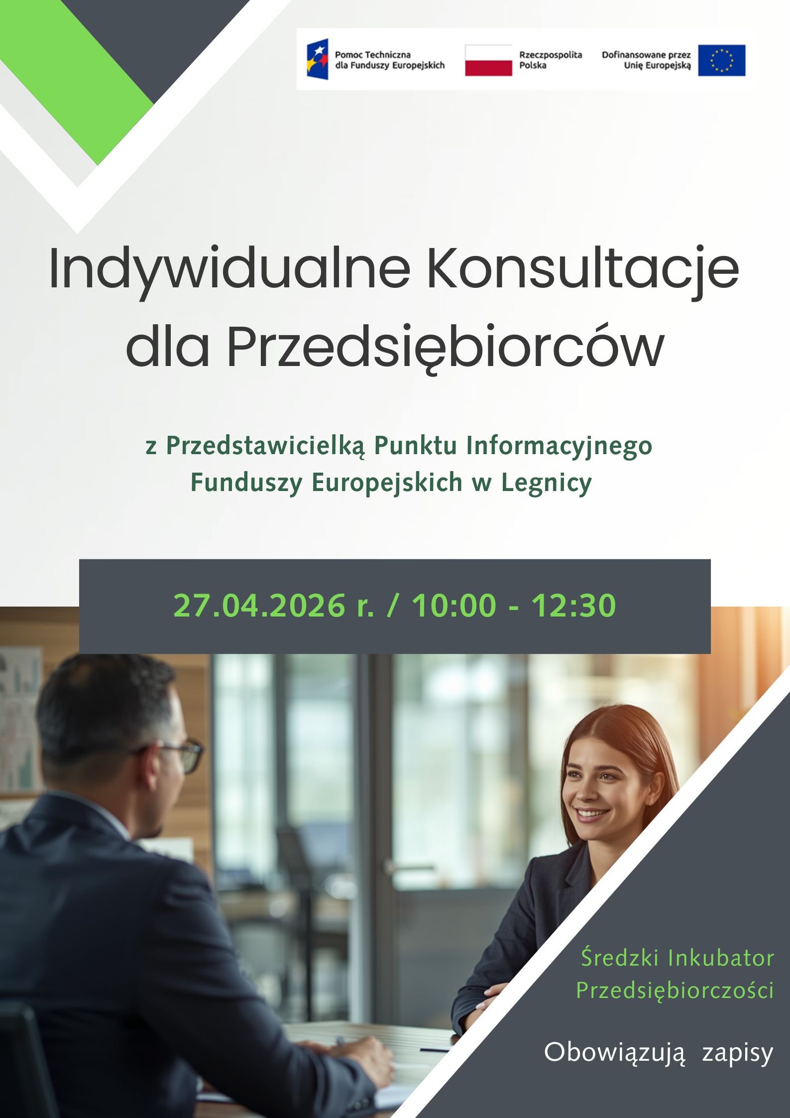 INDYWIDUALNE KONSULTACJE dla Przedsiębiorców